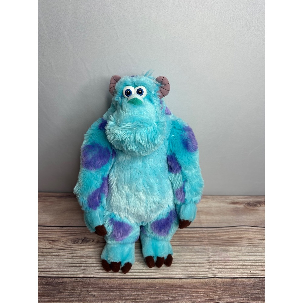 Disney Monsters Inc Sulley Plush Blue Purple Spots‎ Stuffed Animal Toy